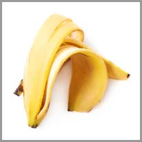 la buccia di banana