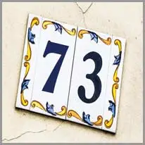 house number