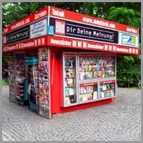 newspaper stand